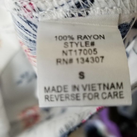 NWT Weekend Striped Button Down Shirt - Picture 2 of 4